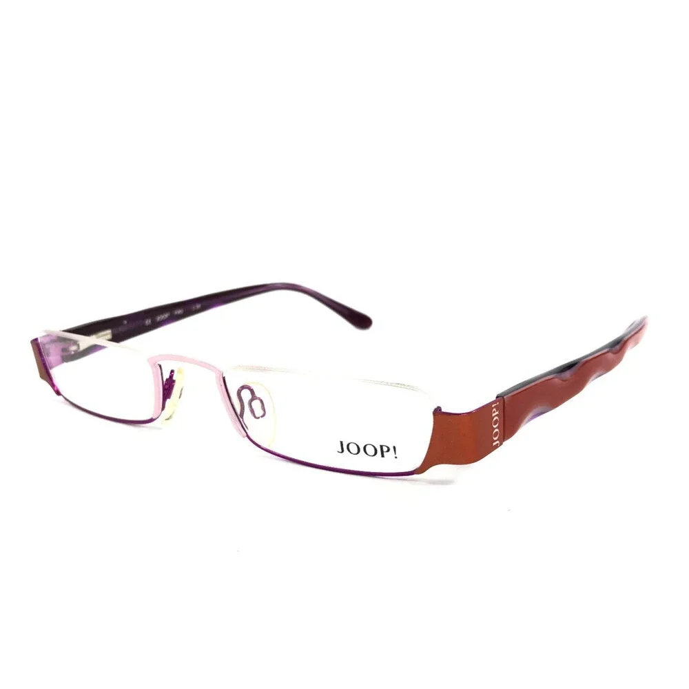 Joop! Eyeglasses Frames Mod 83022-413 Purple Orange Half Eye 48-20-140